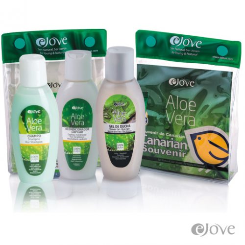 SAC cosmétique 3 produits [EJ110] revitalisant + shampooing + gel douche