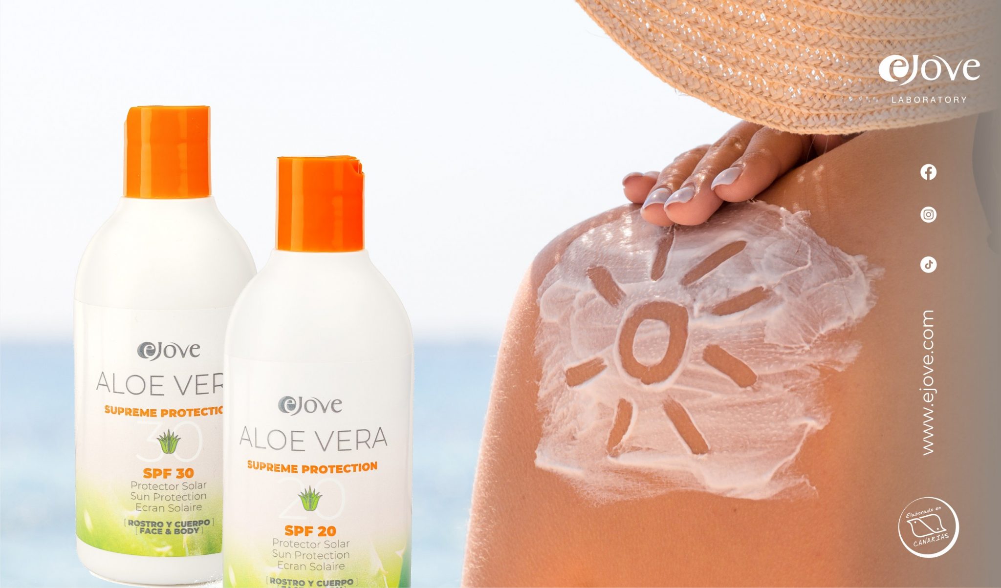 ¿exceso Al Tomar El Sol Trata Las Quemaduras Solares Con El Gel Dérmico De Aloe Ver Ejovees 