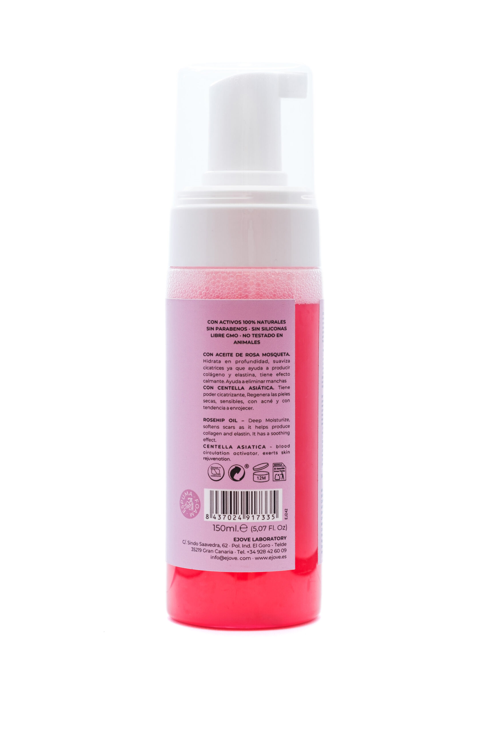 LIMPIADOR ESPUMANTE FACIAL [EJ242] 150ml – Ejove.es